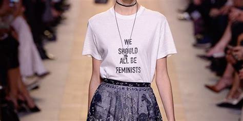 christian dior we should all be feminist|Dior Debuts Feminist T.